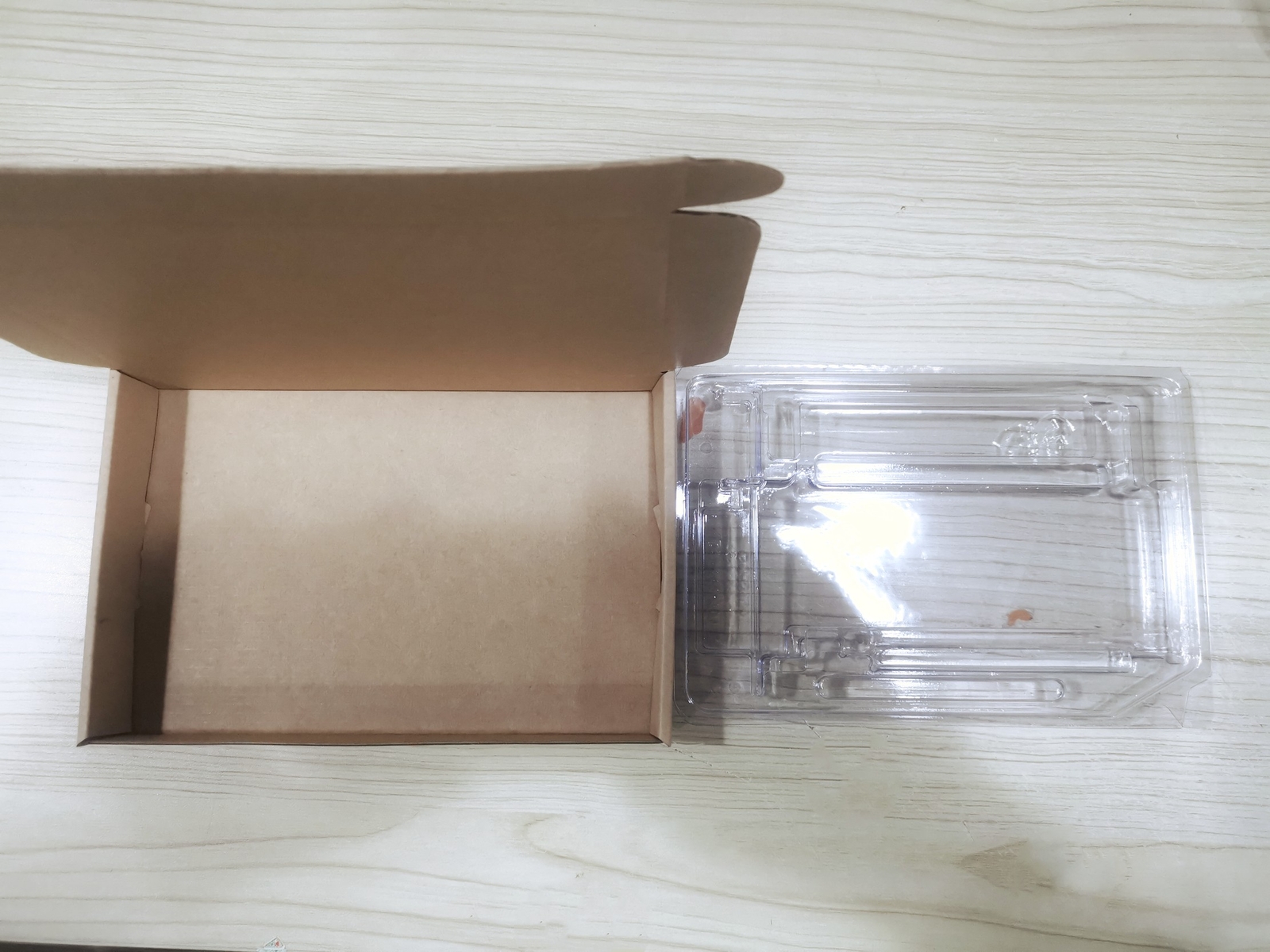 500 PCS CLEAR PLASTIC CLAMSHELL CASES FOR HBA RAID NETWORK CARDS+500 PCS carton