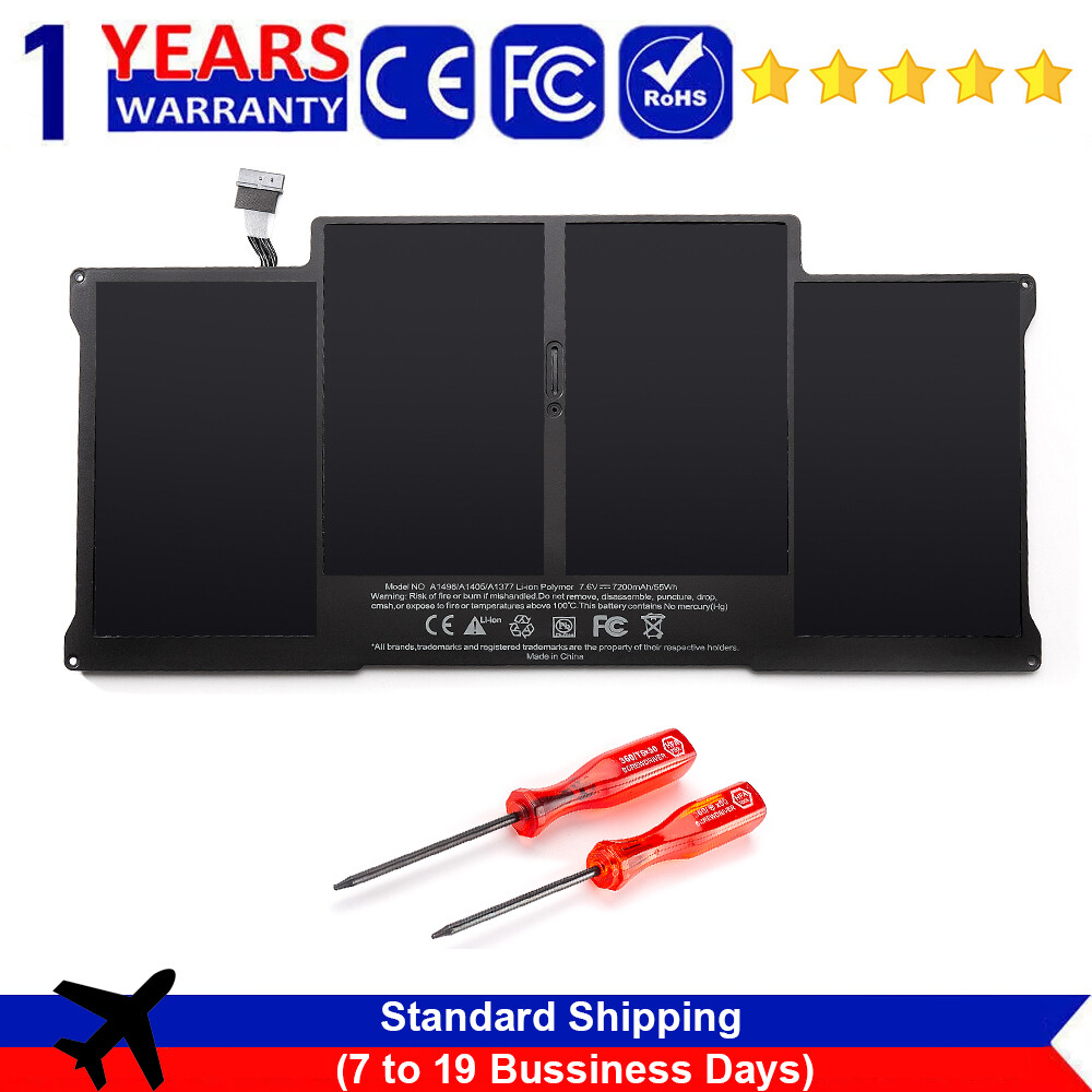 55Wh A1466 Battery For MacBook Air 13″ Mid 2012 2013 Early 2014 2015 A1377 A1496