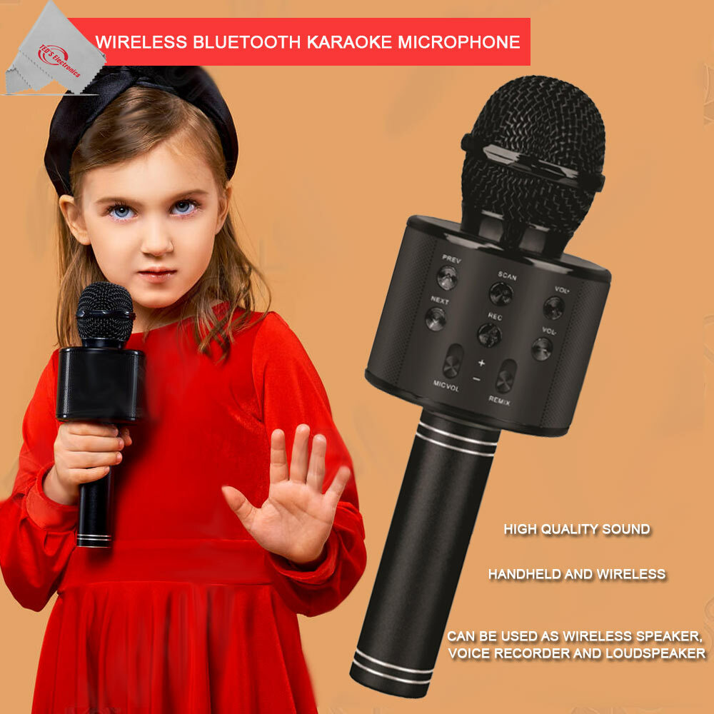 Vivitar Wireless Bluetooth Karaoke Microphone USB Powered High Quality Sound