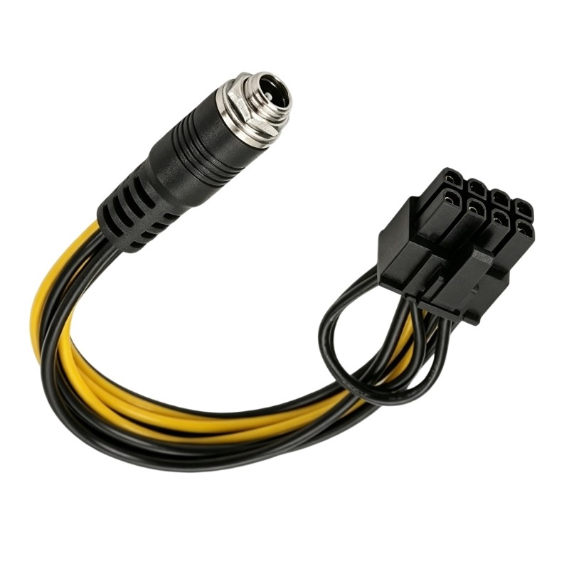 DC5.5X2.1Mm To 6Pin 6+2Pin PCIE Power Cable For Computer And GPU Upgrades