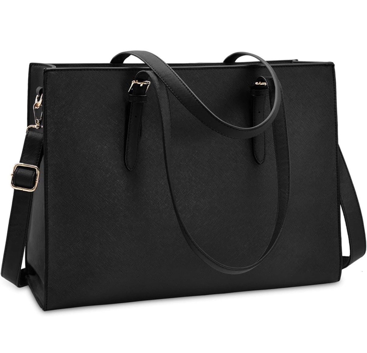 Laptop Bag For Women Waterproof 15.6″ Vegan Leather Business Briefcase