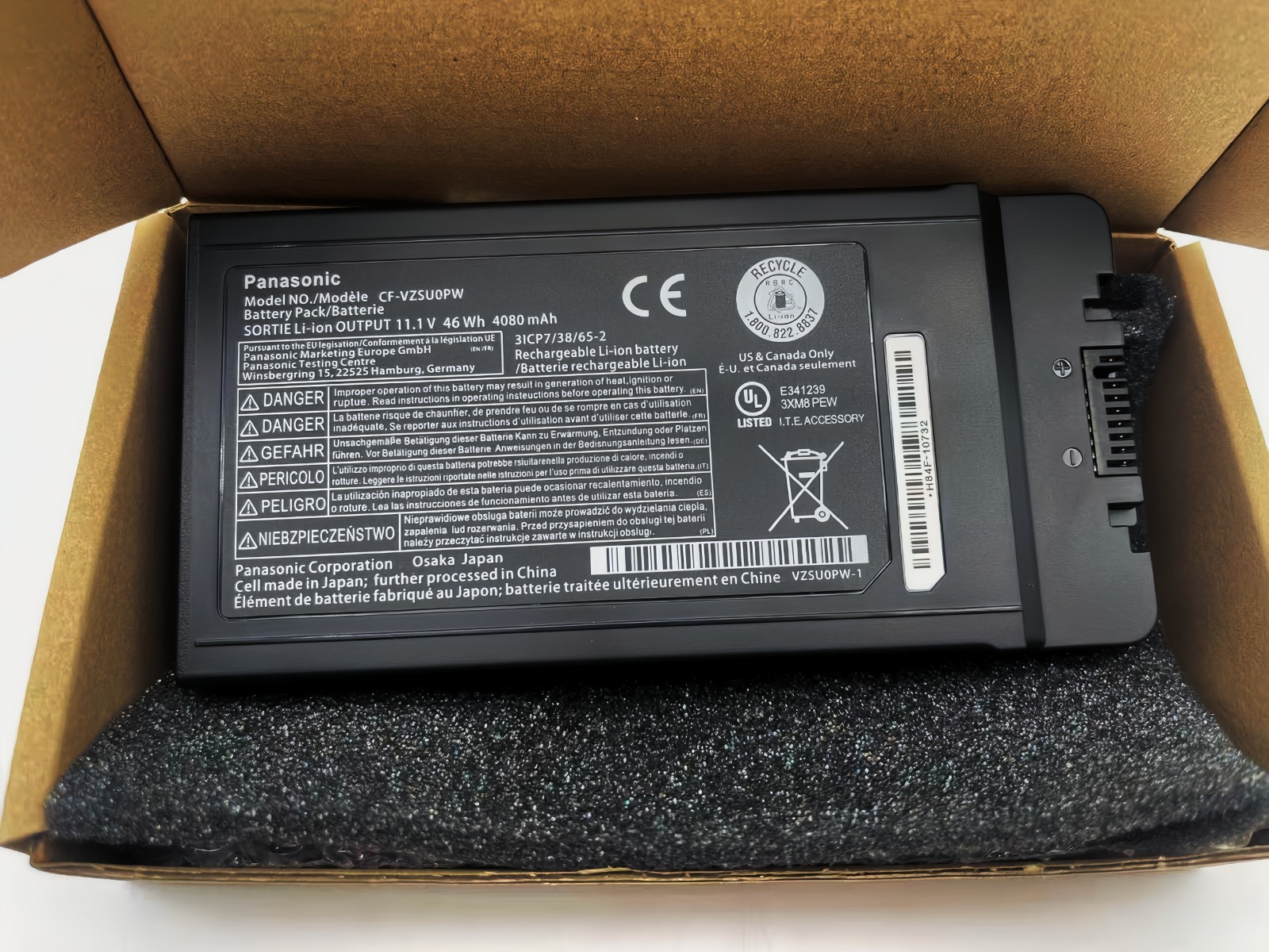 Genuine 46WH CF-VZSU0PW CF-VZSU0PR Battery For Panasonic TOUGHBOOK CF54 54 New