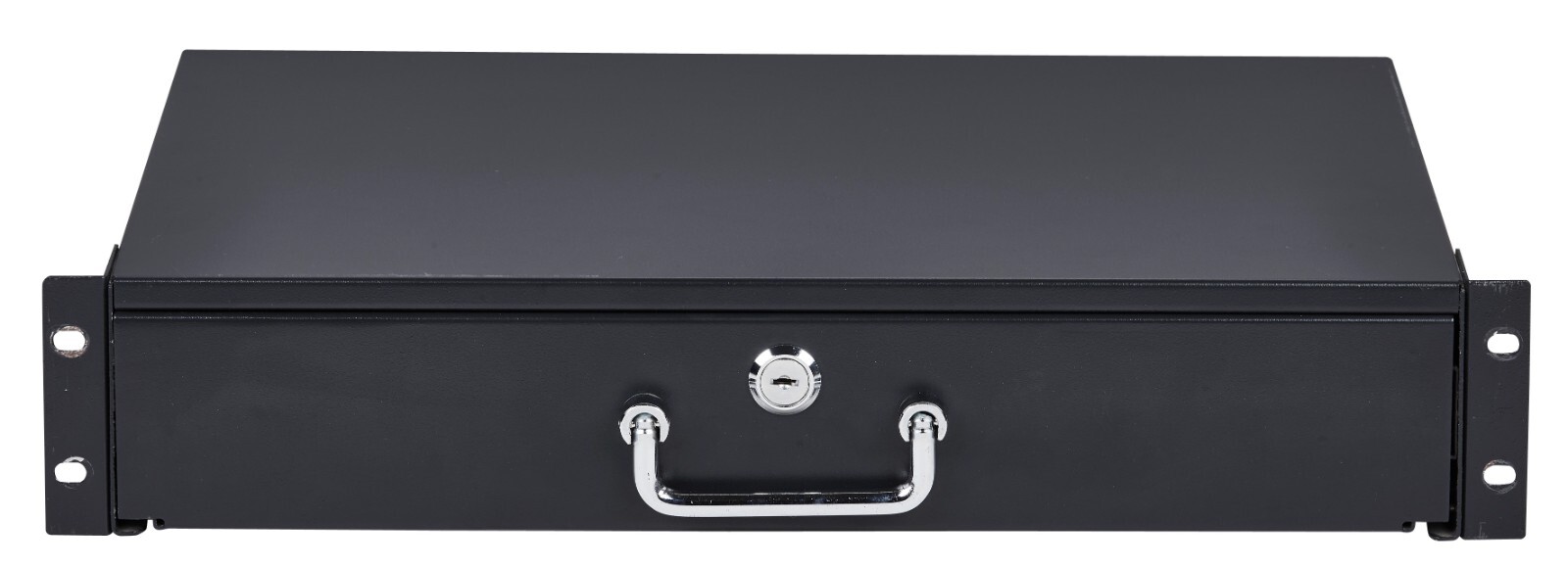 19in Server Cabinet Case 2U Rack Mount Locking Secure IT, DJ Equipment Storage