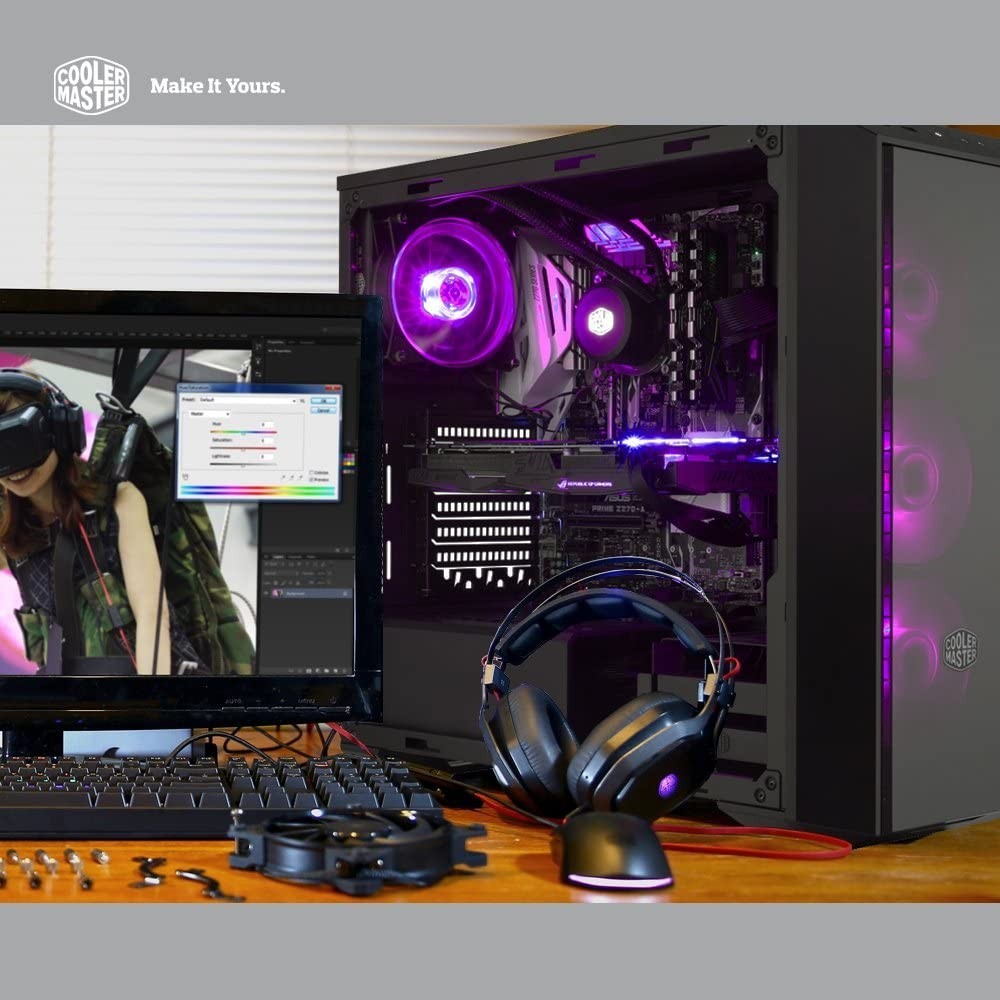COOLER MASTER MasterBox Pro 5 RGB MCYB5P2KWGN ATX Mid-Tower PC Case SEE NOTES