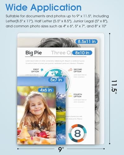 Pack Laminating Sheets, Hold 8.5 x 11 Inches, 3 Mil Thermal Laminating 300
