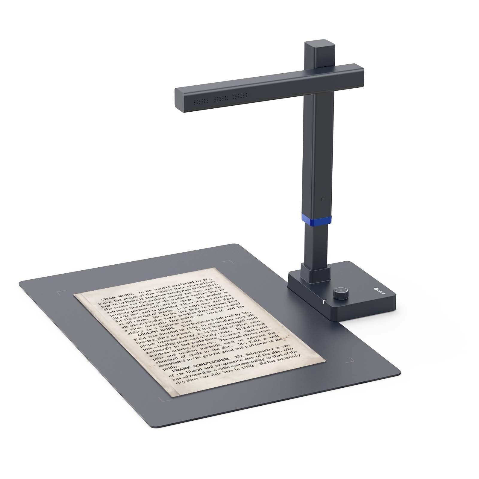 CZUR Shine Ultra Portable Book Scanner, Max A3 Size,Fast Scan for Office Library