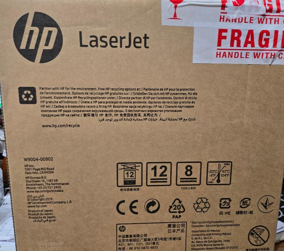 Genuine HP LaserJet W9004MC Black Toner for E60155 / E60165 / E60175 / E60055NEW