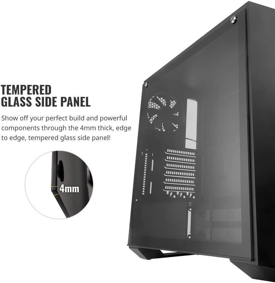COOLER MASTER MasterBox Pro 5 RGB MCYB5P2KWGN ATX Mid-Tower PC Case SEE NOTES