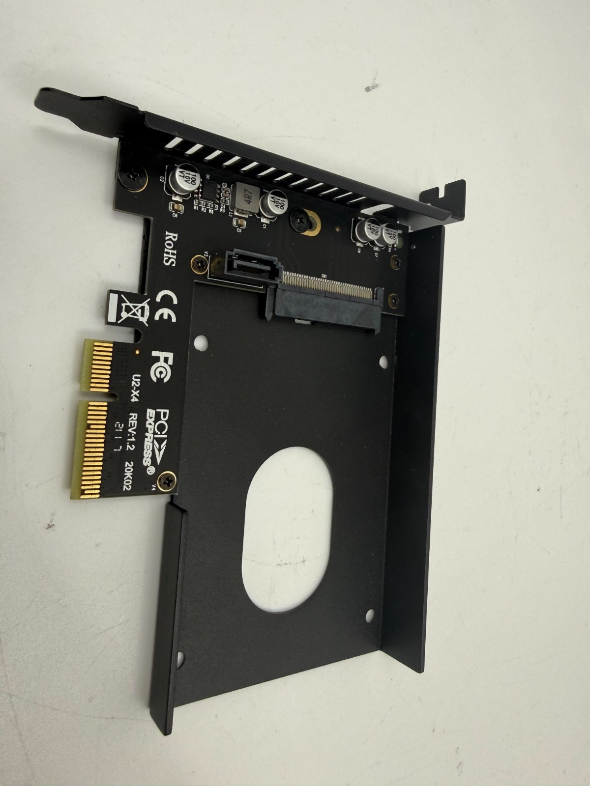 U.2 to PCIe Adapter PCI-E 4.0 X4 to 2.5 Inch U.2 Extension Cards