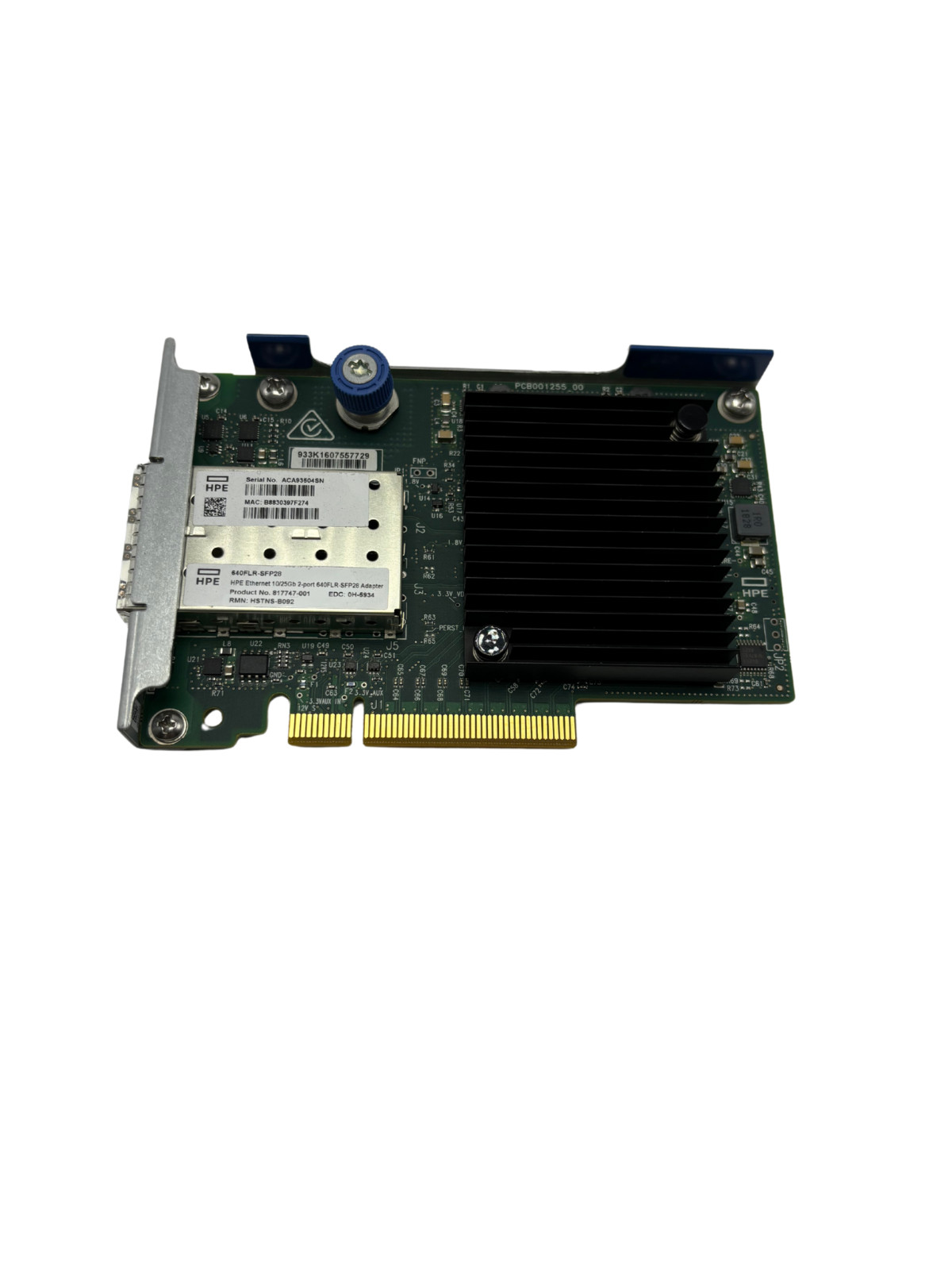 HPe 840139-001 Ethernet 10/25GB 2Port 640FLR-SFP28 Adapter 817747-001 817749-B21