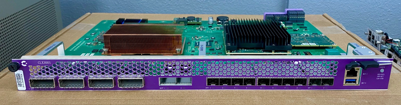 100-04465, CALIX E9-2 CLX3001 AGGREGATION SWTICH CARD, (4X400G C-QSFP, 2X100GBPS
