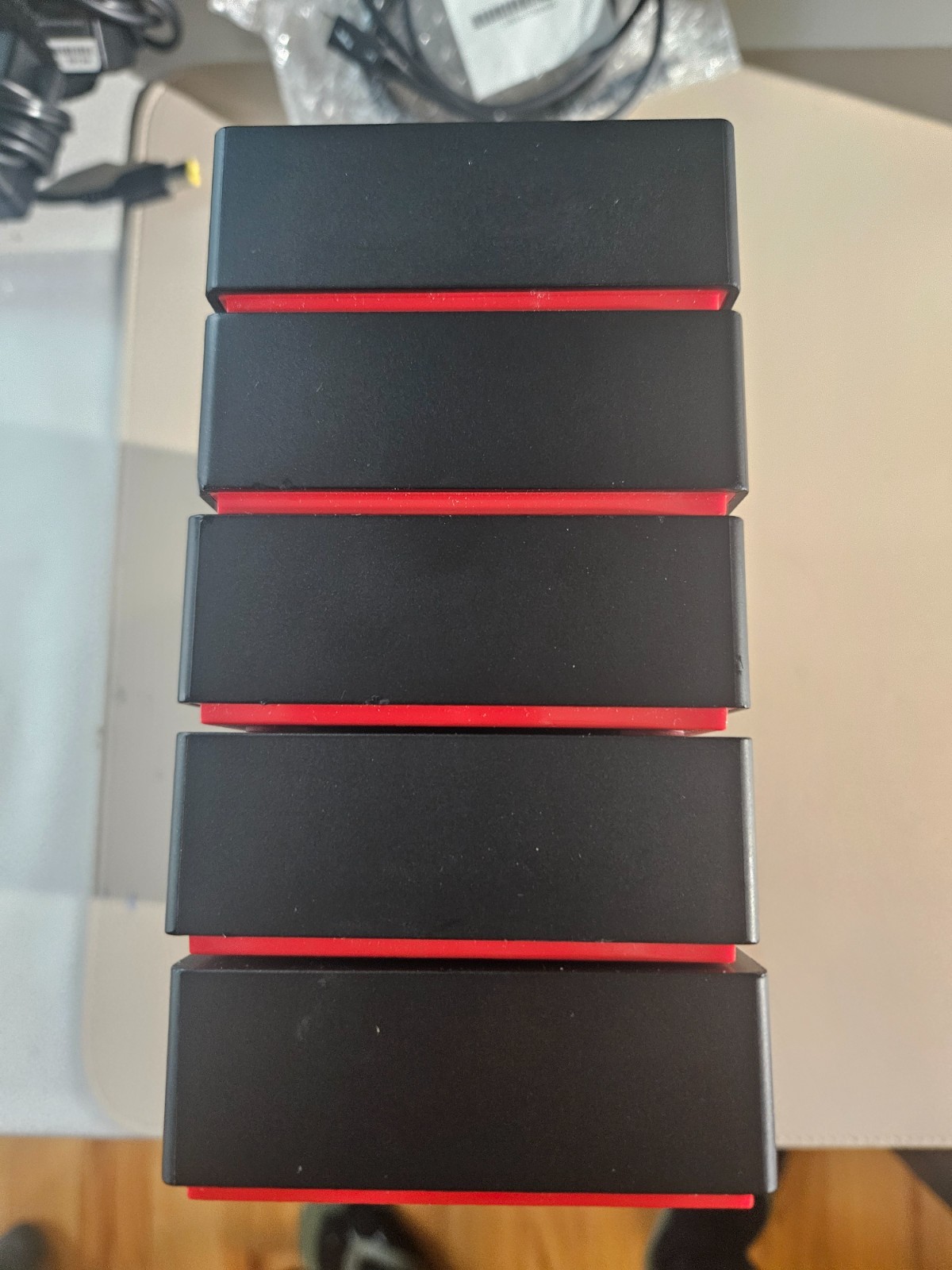Lot of 5 Lenovo 40AN Docks with 135W Power Thunderbolt 3 Cable 40AN0135US Tested