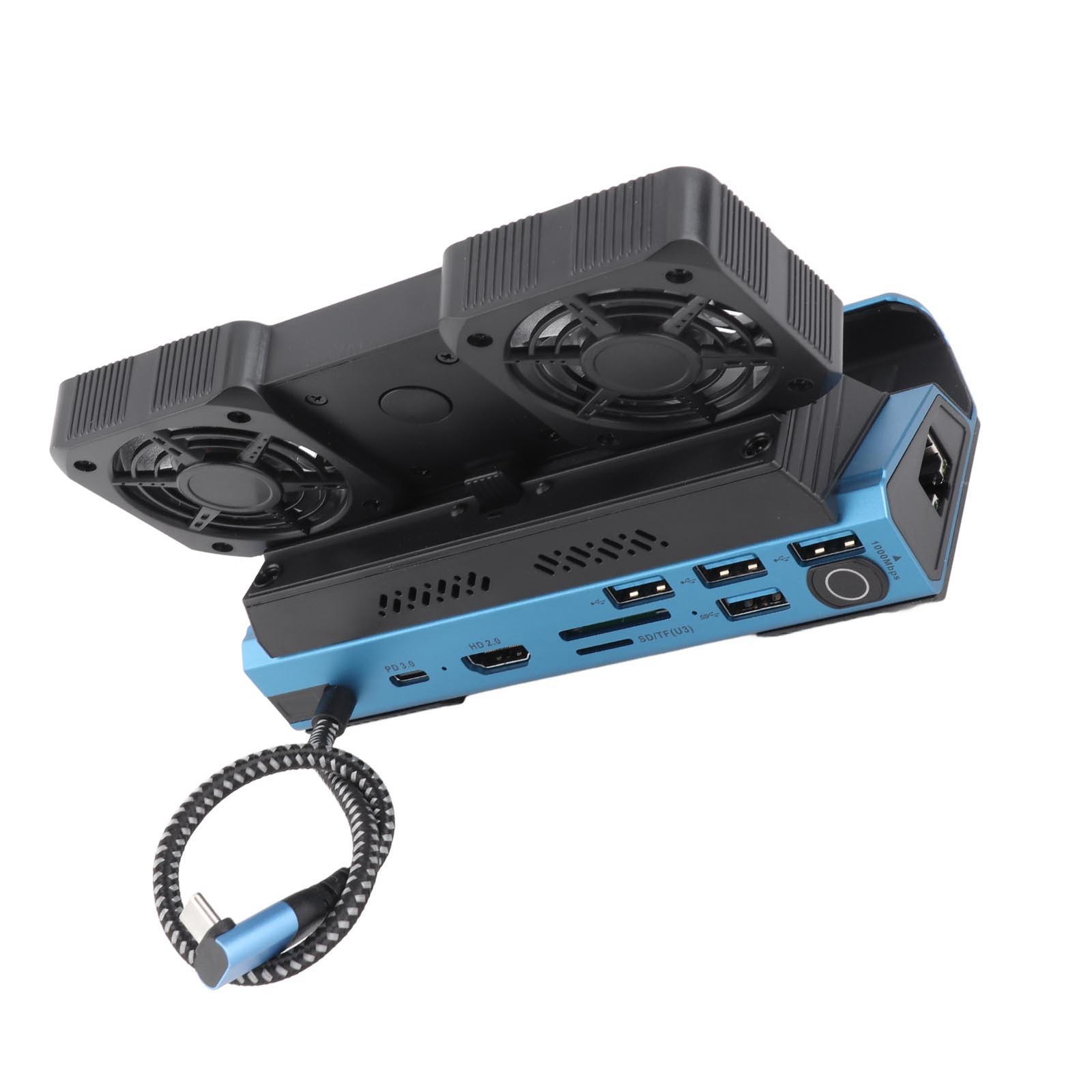 9 In 1 Docking Station For RGB USB C HD Multimedia Interface 4K QGHW