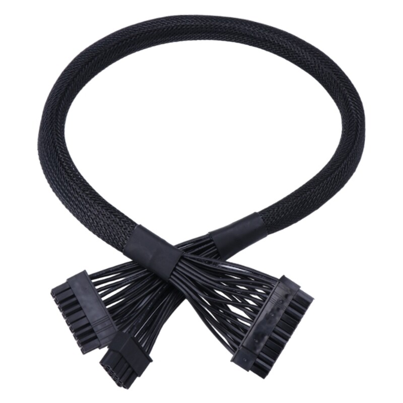 Mainboard 24pin Module Cable Black Flat Cable 10pin 18pin To 24pin Module Cable