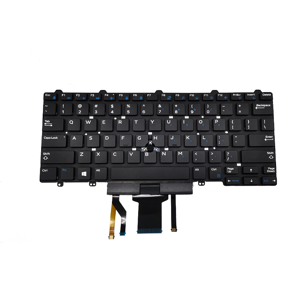 Backlit Keyboard w/ Pointer For Dell Latitude 5490 5491 5495 7490 Laptops 6NK3R