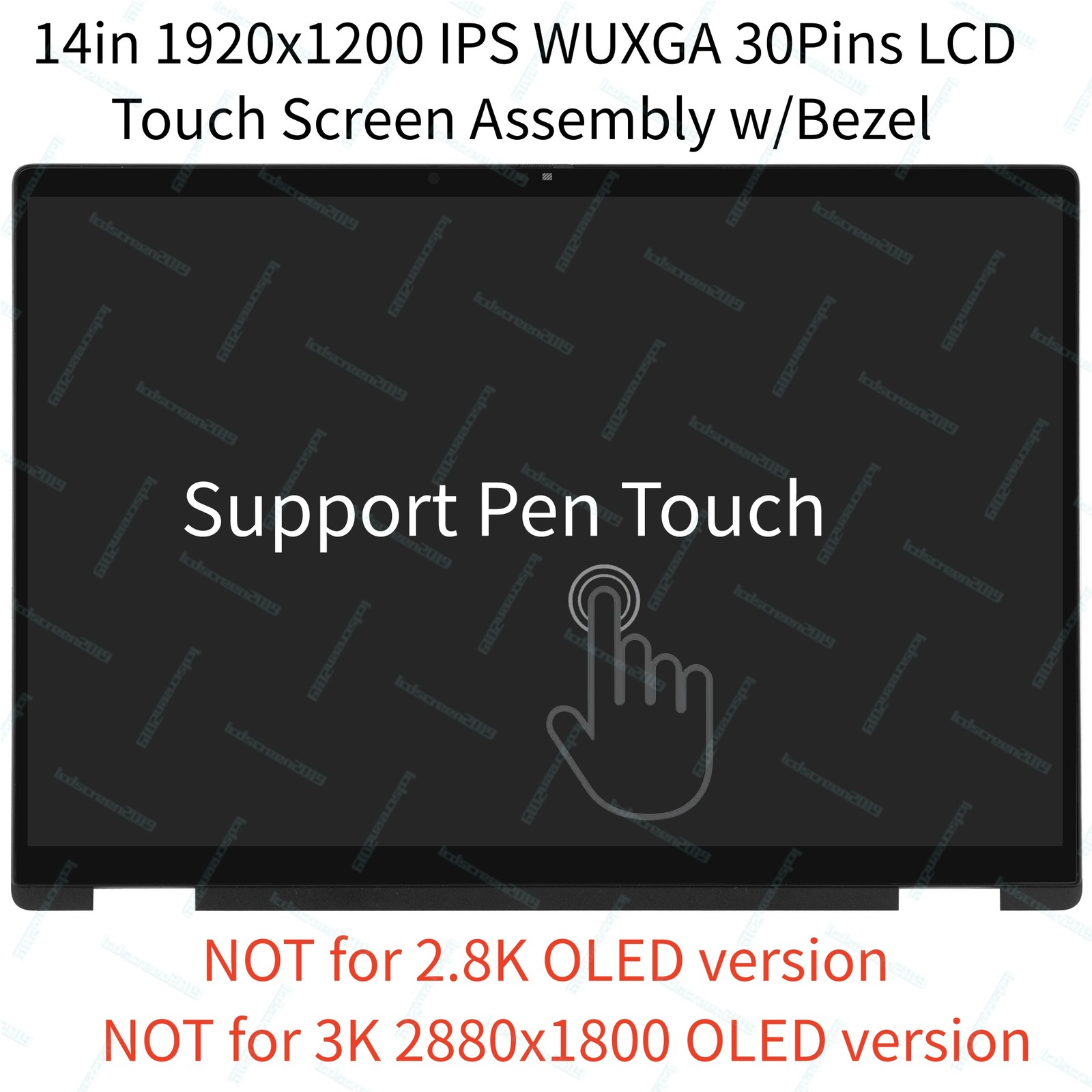 For HP OmniBook X Flip LaptopNGAI 14-FM0013DX 14-FM0023DX LCD Touch Screen FHD+