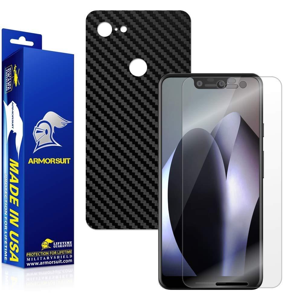 ArmorSuit MilitaryShield Google Pixel 3 Screen Protector + Black Carbon Fiber