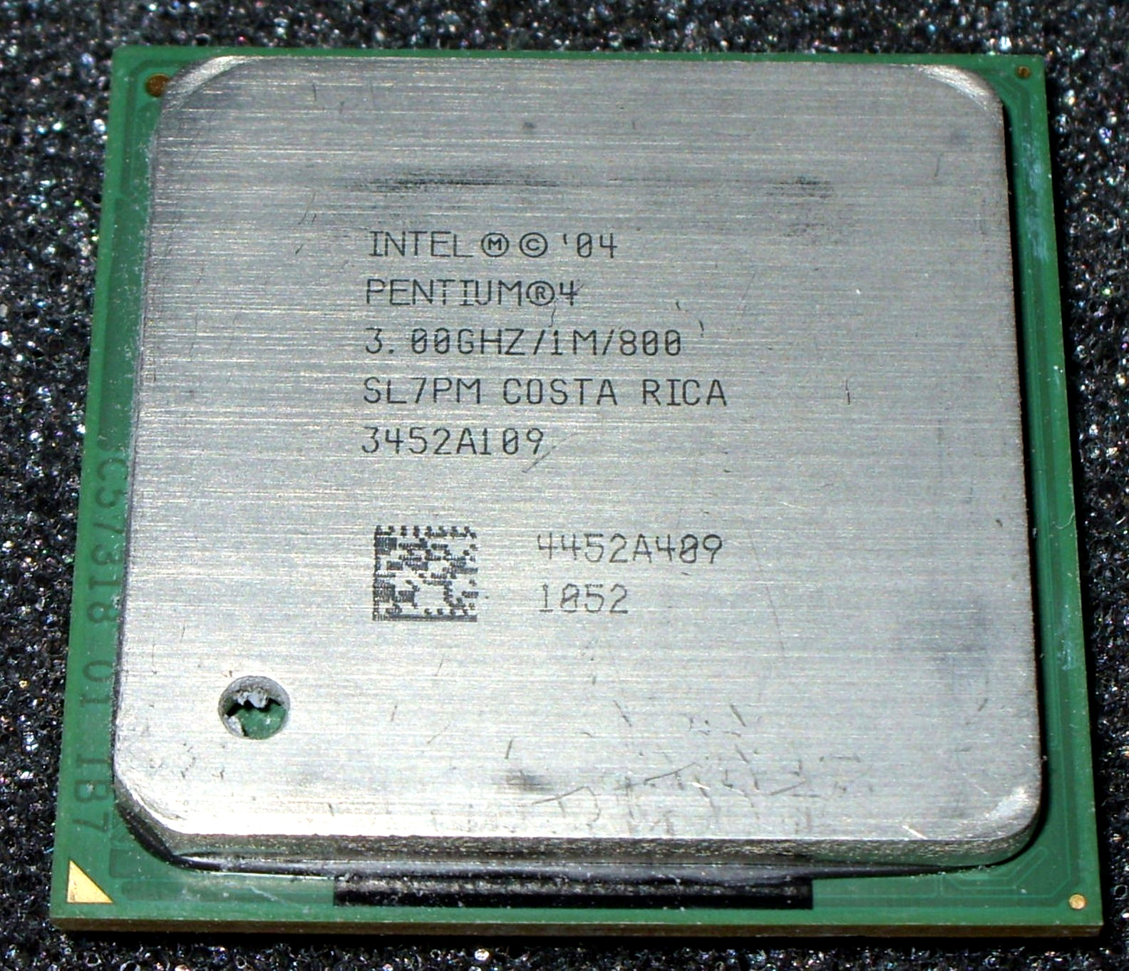 INTEL PENTIUM 4 3.0 GHz SL7PM PROCESSOR, 800 MHz BUS, SOCKET 478, US SELLER