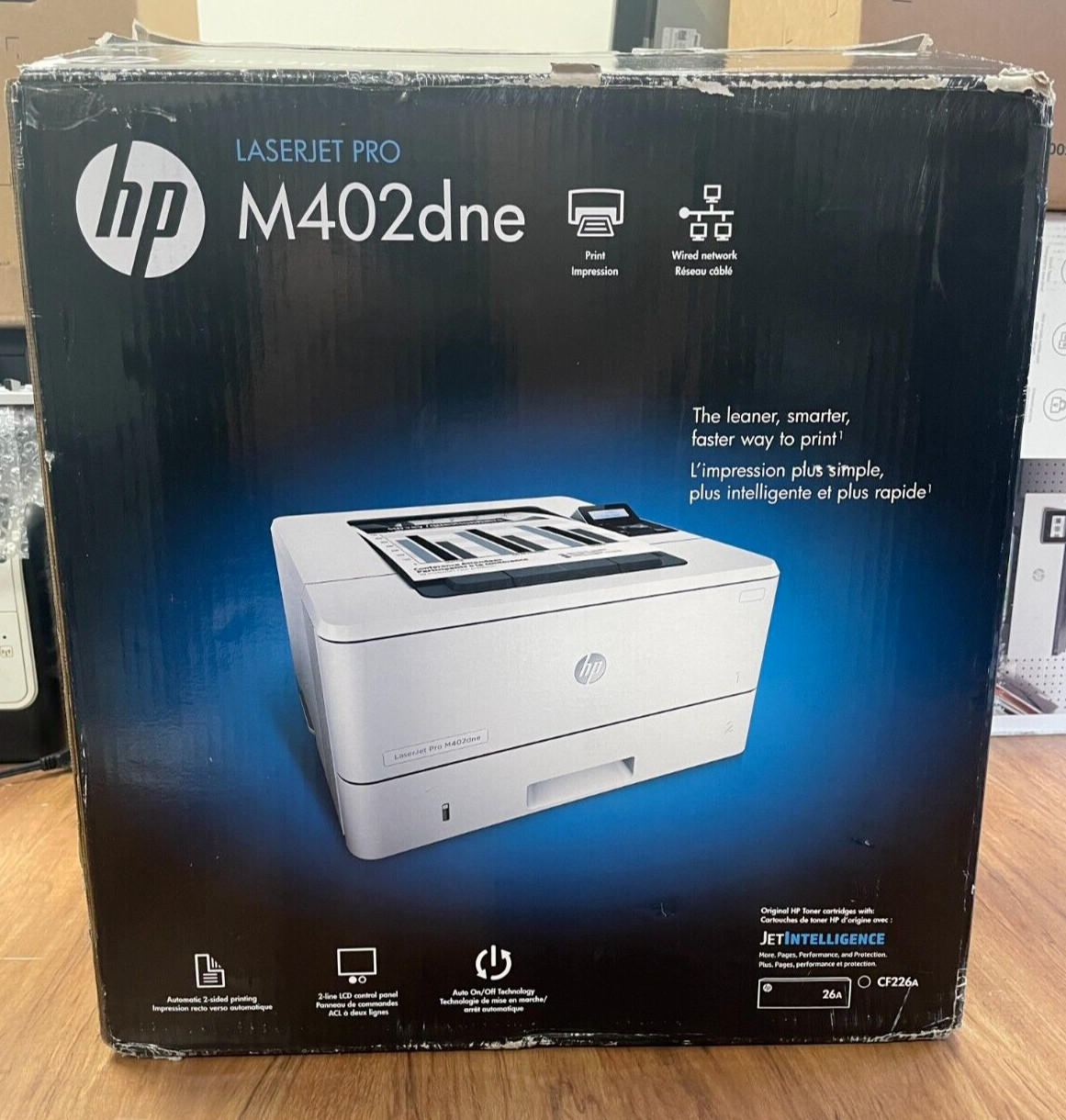 HP LaserJet Pro M402dne M402 Laser Printer VERY LOW P/C – ship in original box