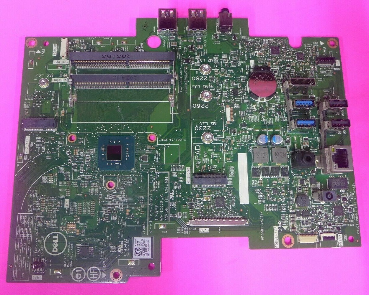 New Dell Wyse 5470 AIO Motherboard Celeron J4105 32G V5YD0