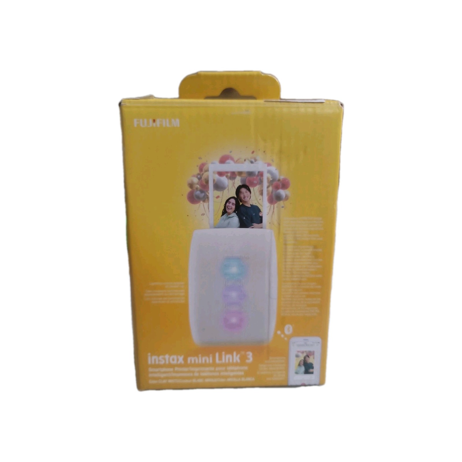 Fujifilm Instax Mini Link 3 Smartphone Print – Clay White – Brand New