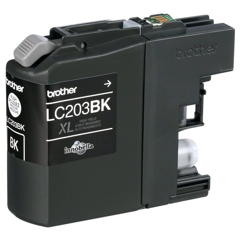 Genuine LC203BK Black Ink Cartridge High Yield 550 Pages Inkjet Printers New