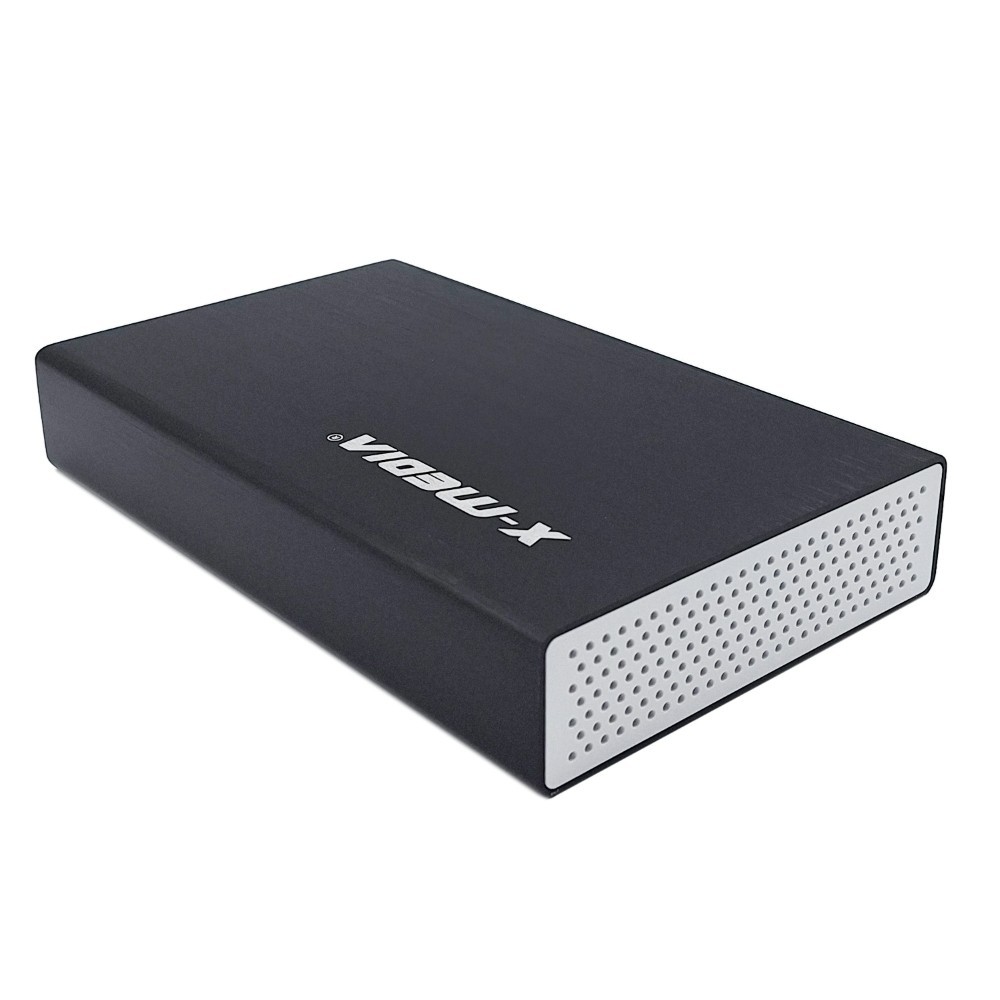 X-MEDIA 3.5″ USB 2.0 IDE SATA Aluminum Hard Disk Drive External Enclosure Case