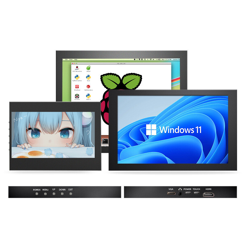 7″/9.7″/10.1″ HDMI Portable Monitor PC Game Display for Raspberry Pi PS4 XBOX
