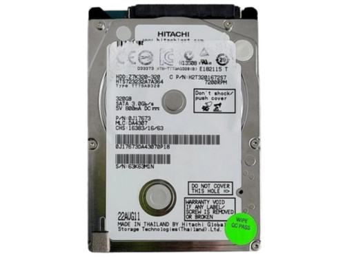 Hitachi HTS723232A7A364 320GB 2.5″ SATA Hard Drive – 0J17673