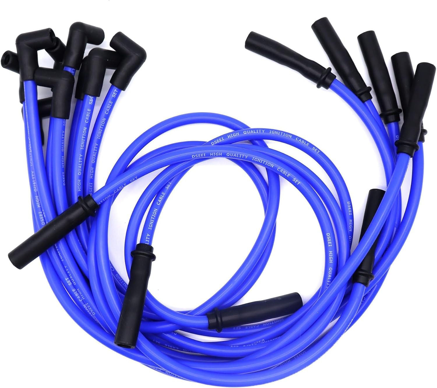 9 PCS Spark Plug Wires Set 10.5Mm Electronic Ignition Cables Compatible with SBC