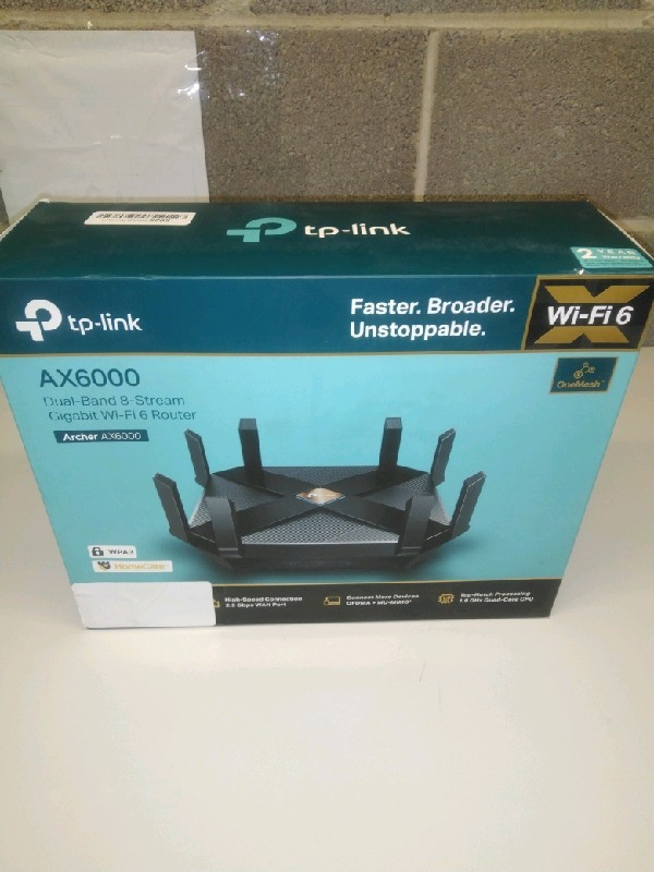 TP-Link AX6000 WiFi 6 Router(Archer AX6000)