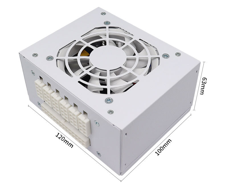 SFX 600 Watt PC Power Supply Full Modular, 87% Efficiency, 110V-264V, 20+4Pin