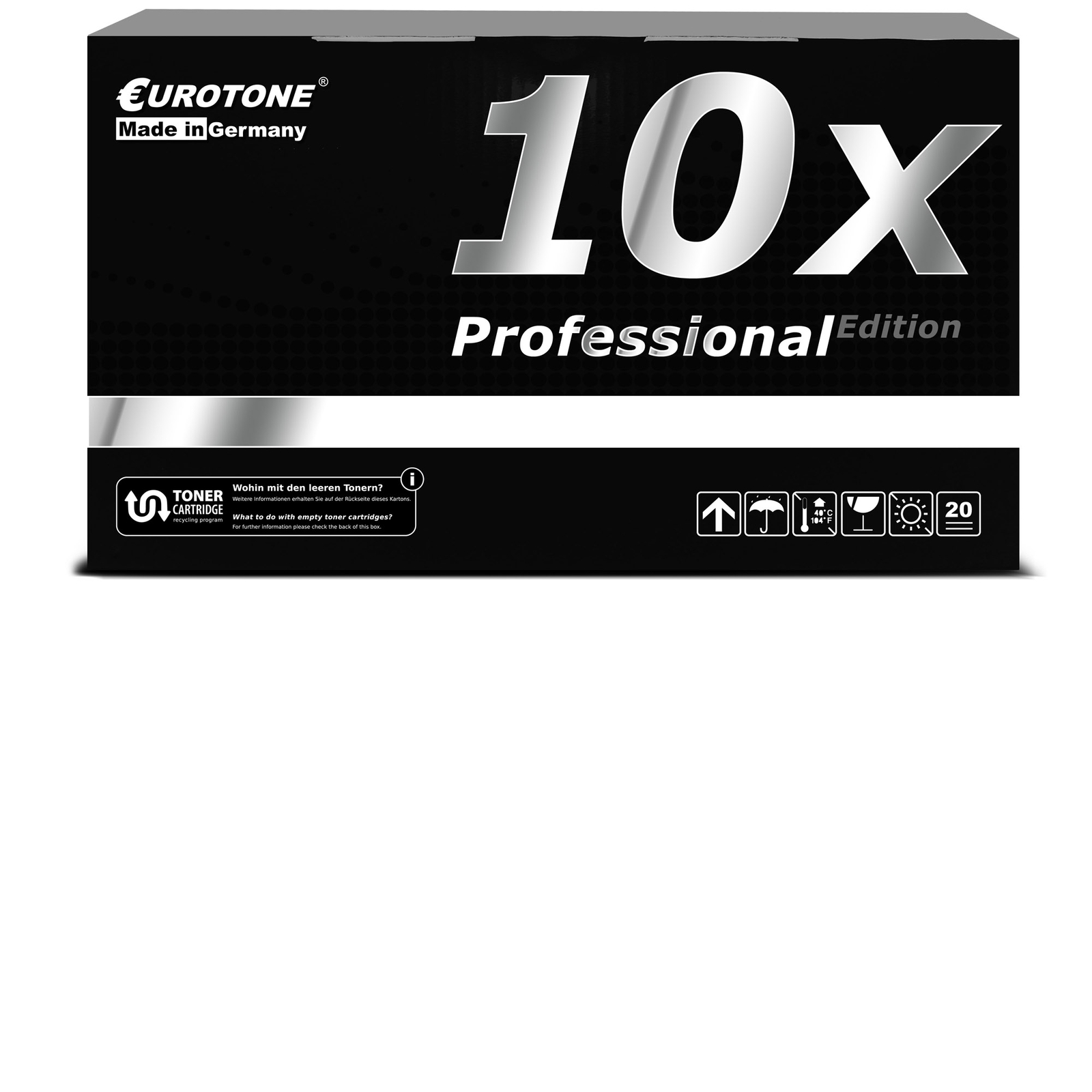 10x Pro Eurotone Toner Black F R Canon GP-200 GP-200d GP-200e Ca 10.000 Pages