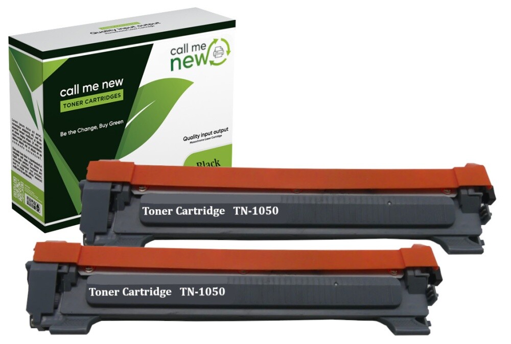 2x Callmenew Toner TN-1050 for Brother HL-L 1110 1201 1211 1212 MFC 1810 1815