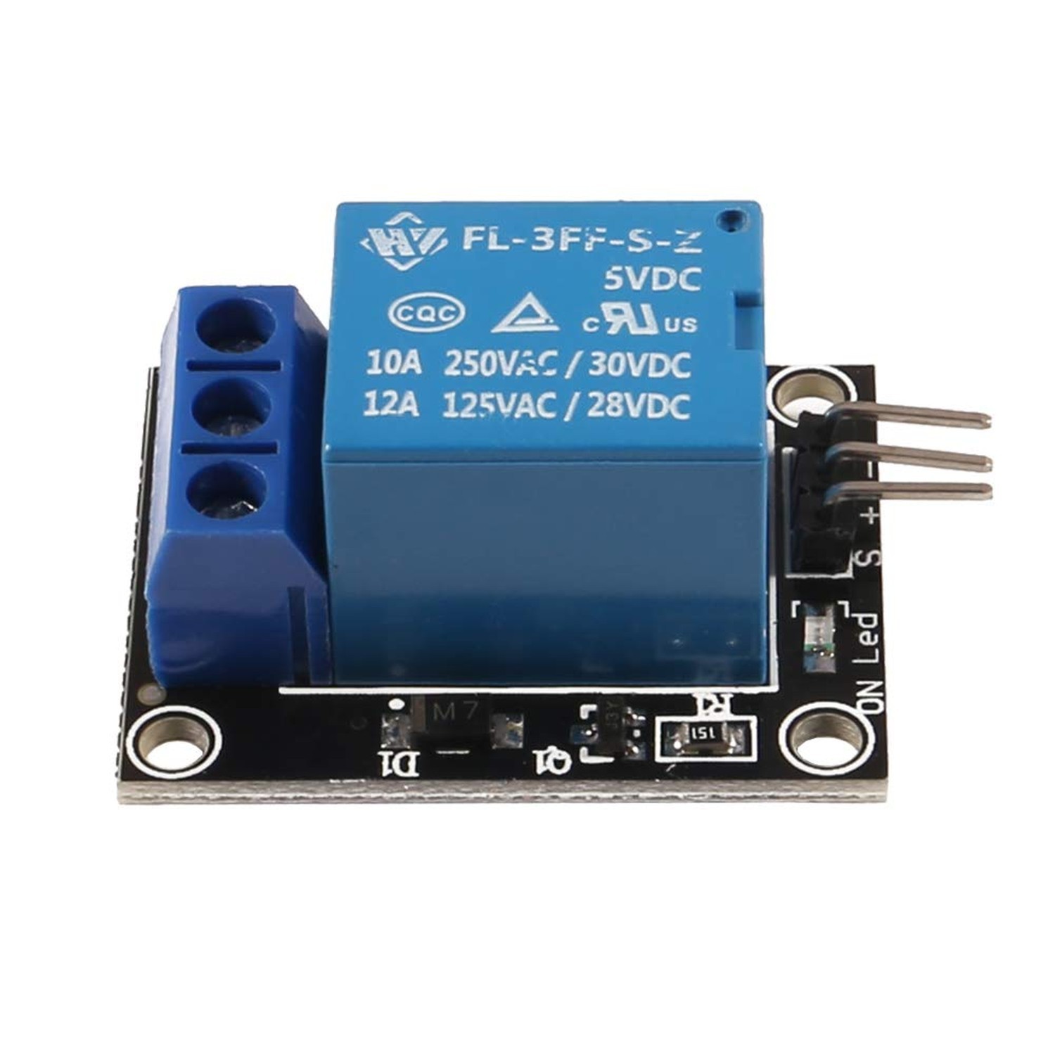 1 Channel Relay Shield Module, 3PCS DC 5V Indicator Light LED Module for Ardu…