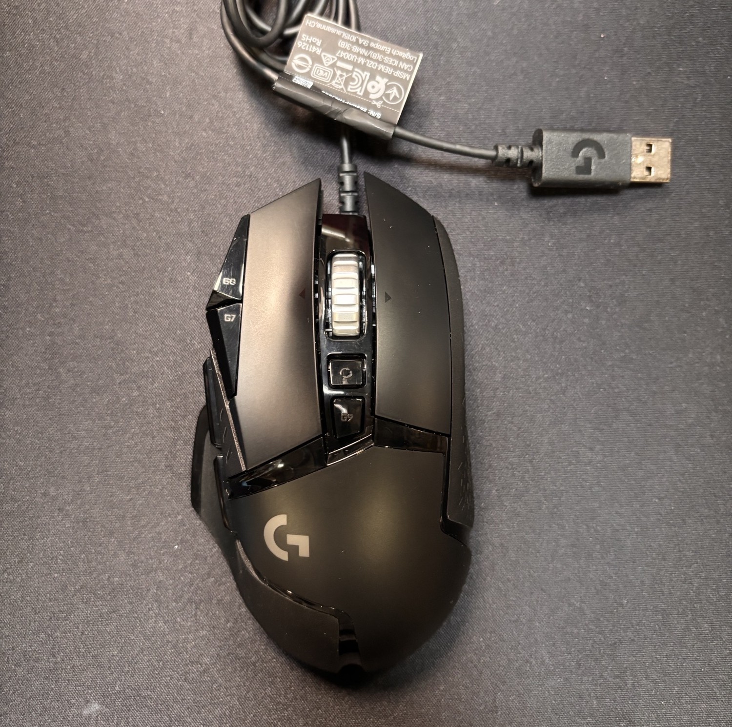 Logitech G502 HERO Wired Gaming Mouse – Black
