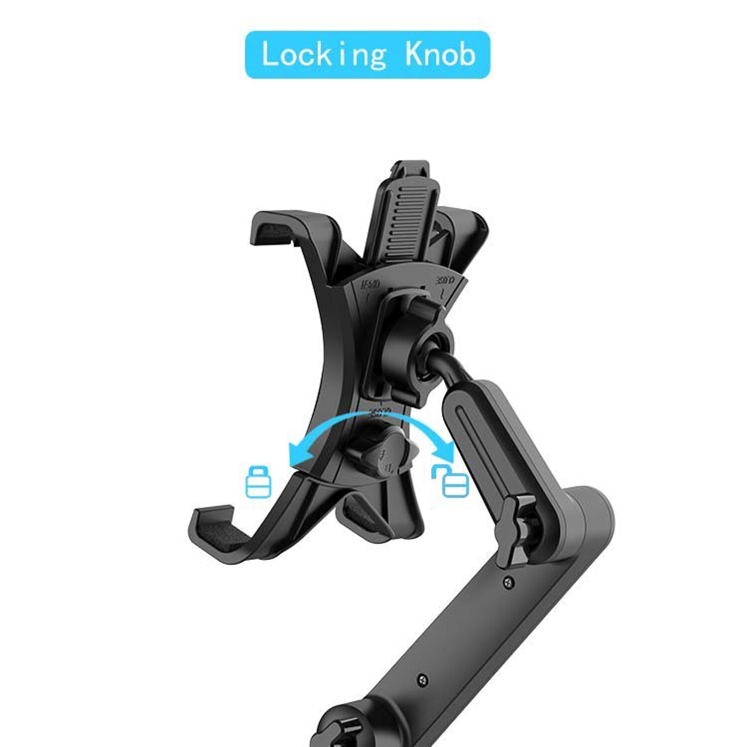 Car Cup Holder Arm Mount Stand for APPLE iPad AIR PRO 12.9 SURFACE TABLET IPHONE