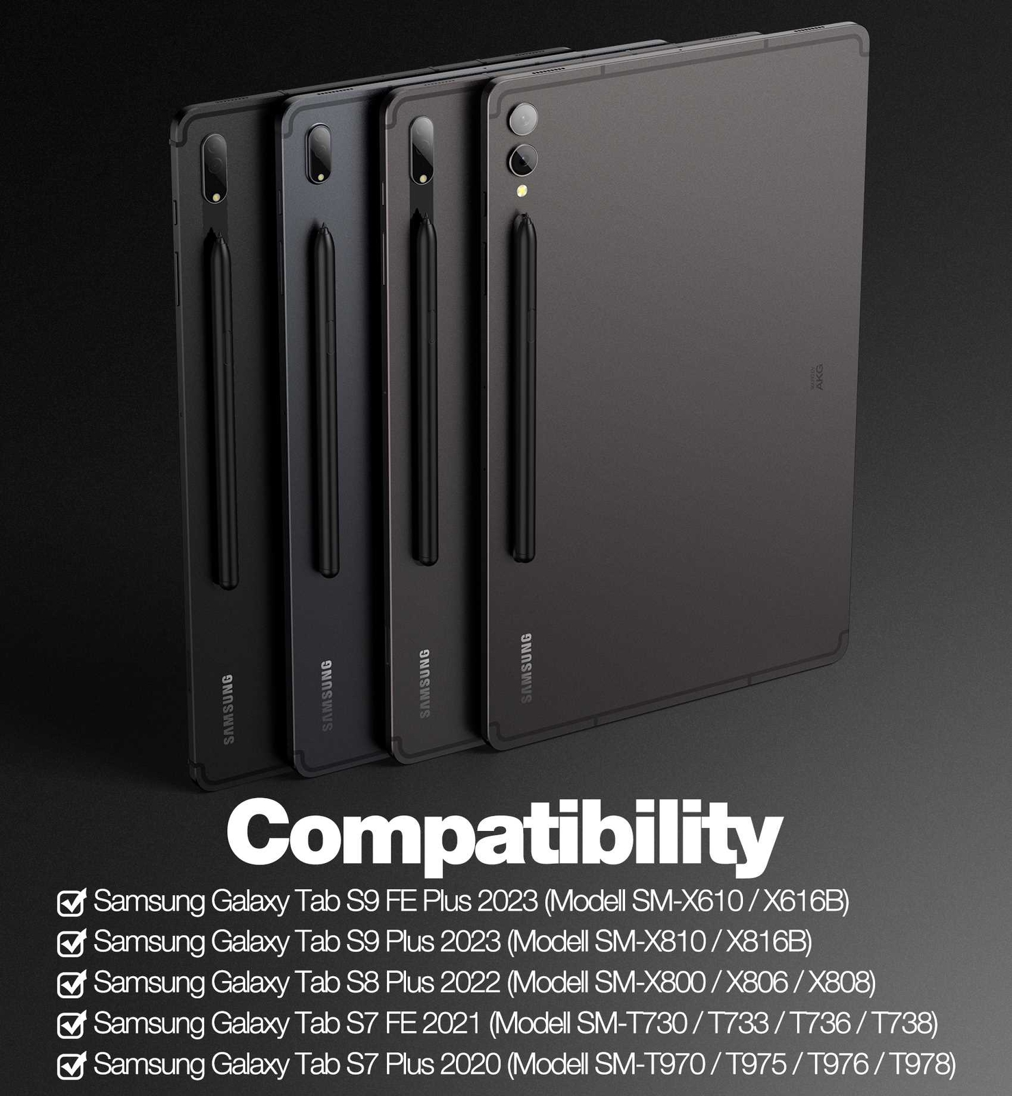 DEXNOR for Samsung Galaxy Tab S10+ Plus/S9+/S9 FE+/S8+/S7+/S7 FE Keyboard Case