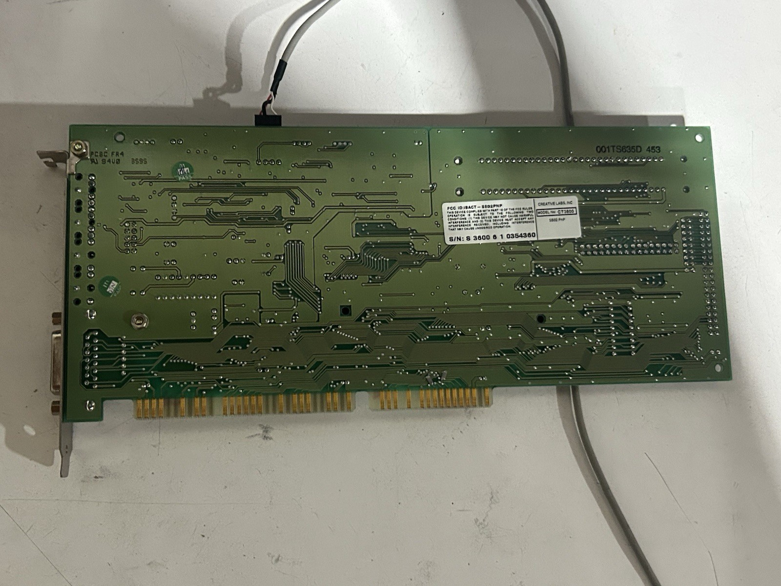 Vintage Creative AWE32 CT3600 ISA PnP Sound Card – Working