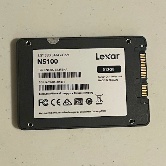 Lexar NS100 512GB 2.5″ SATA III Internal SSD 550MB/s LNSS100-512RBNA