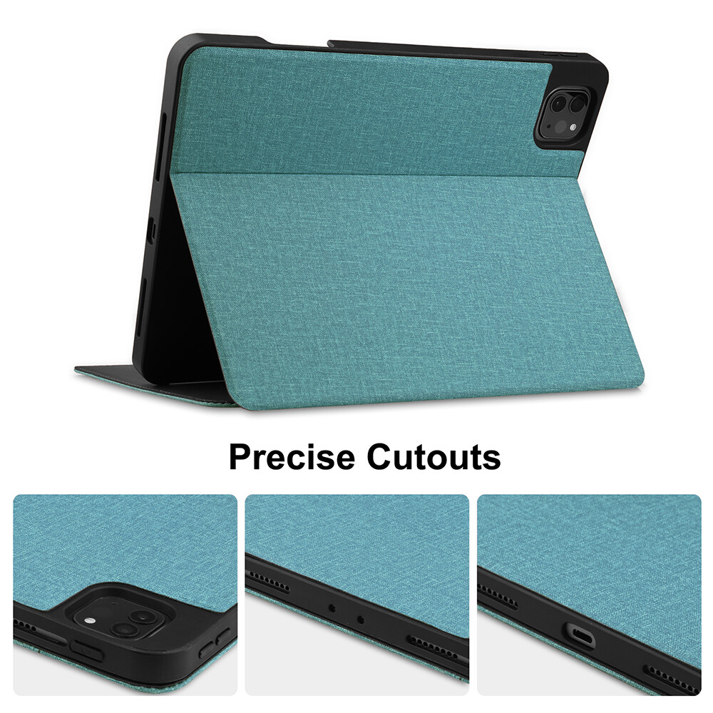 For Apple iPad Pro 11″ 1st 2nd 3rd 4th Gen With Pencil Holder Stand Case Cover