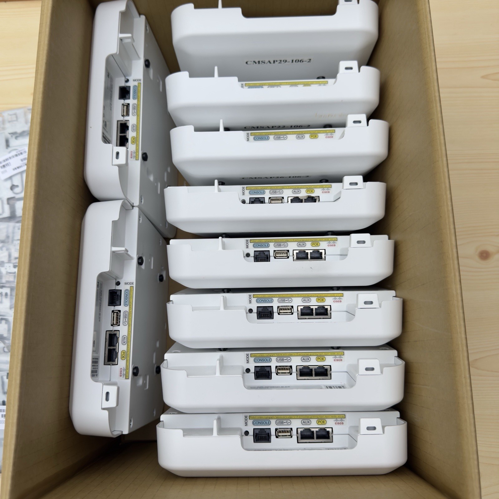 50 UNITS Cisco Aironet Wireless Access Point 802.11ac + Bracket AIR-AP2802I-B-K9