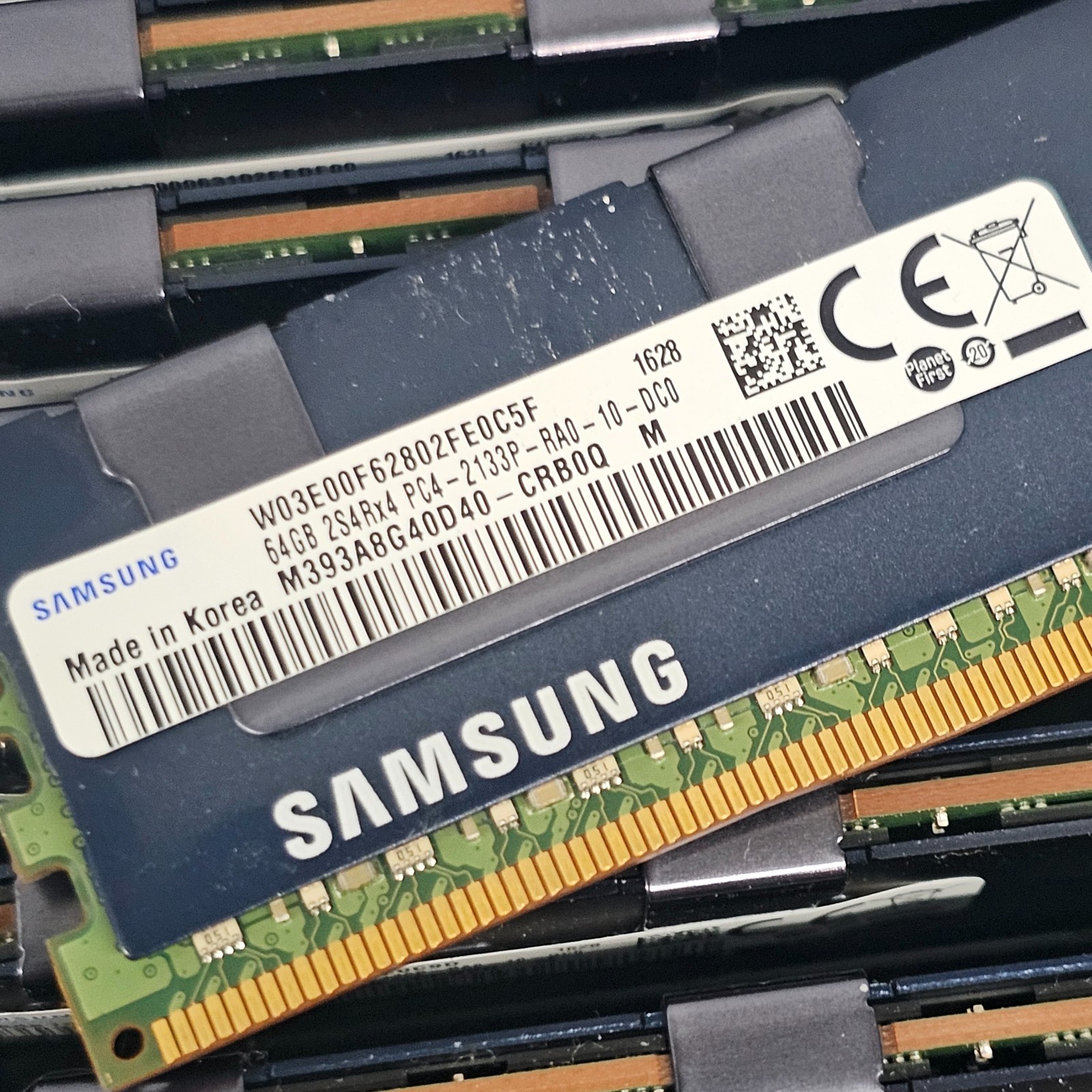 SAMSUNG M393A8G40D40 2S4RX4 64GB DDR4 P ECC C4-2133P MEMORY