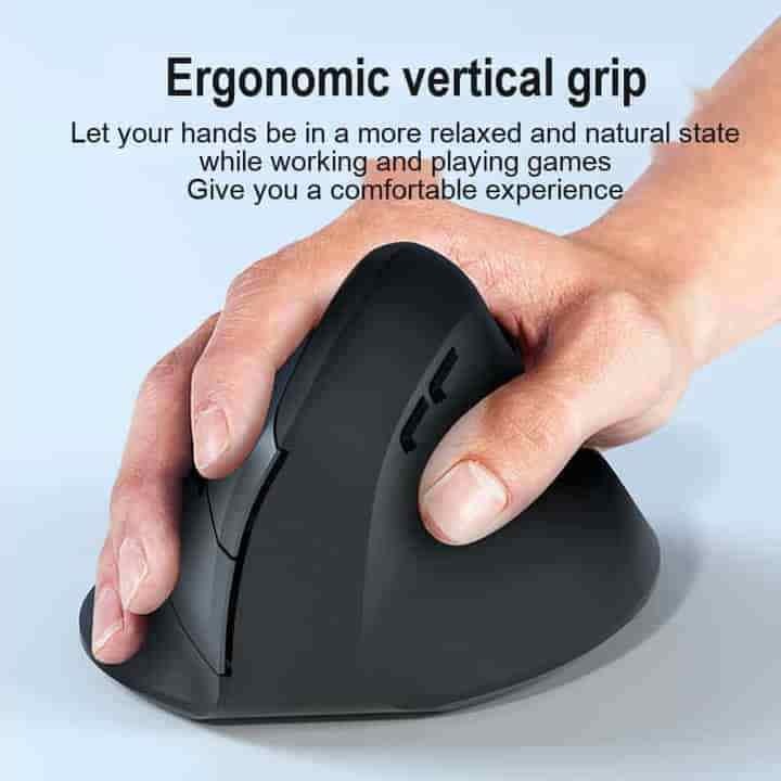 HZCZ-00501 Wireless Mouse Ergonomic Vertical Silent Bluetooth Rechargeable