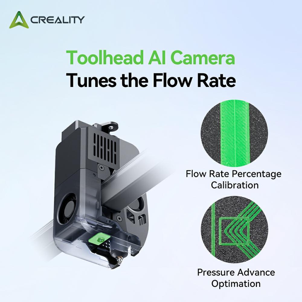 Creality K2 Plus Combo 3D Printer 600mm/s Multi-Color Printing w/CFS+Nozzle+RFID