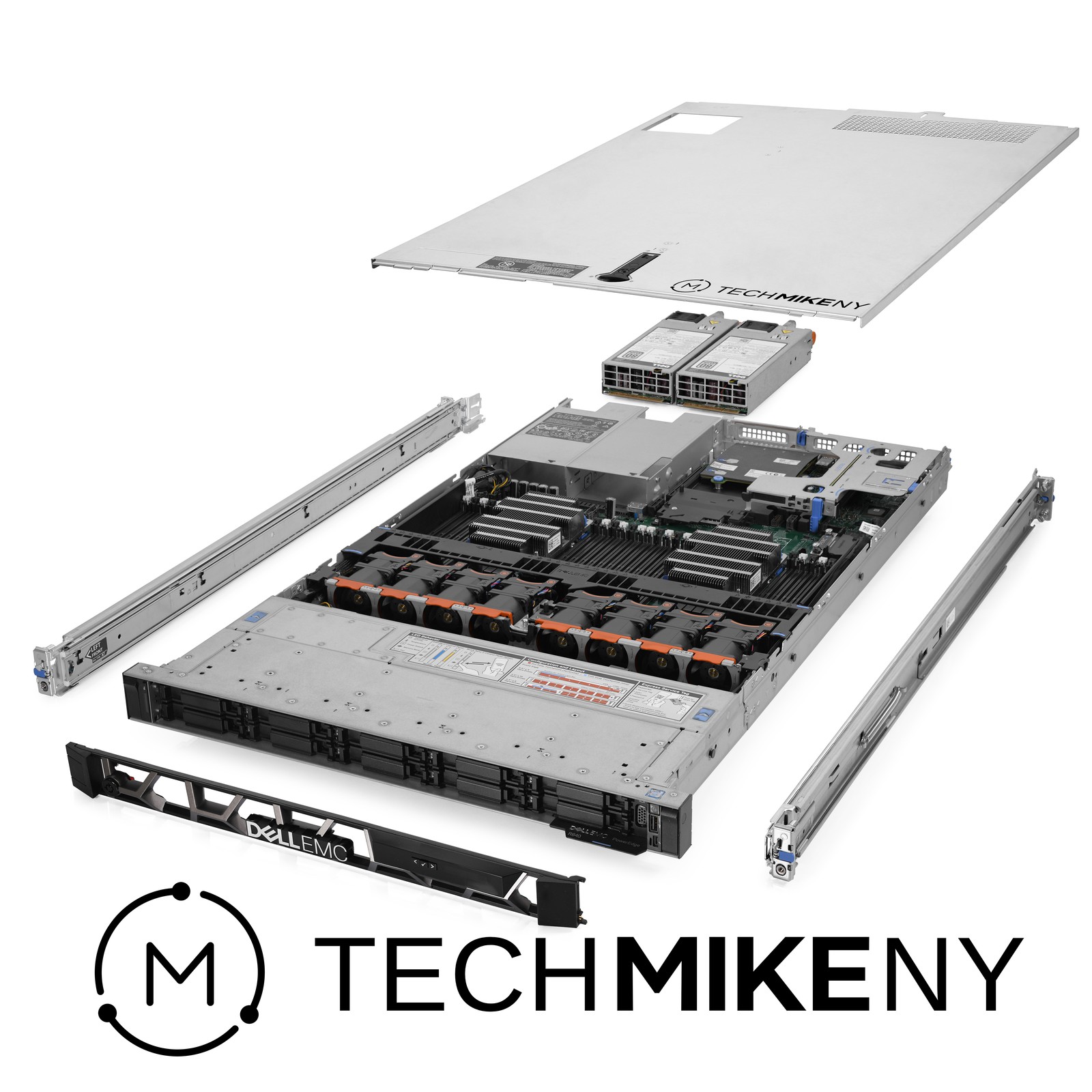 Dell PowerEdge R640 NVMe Server 2.40Ghz 40-Core 192GB RAM + 10x Caddies + Rails