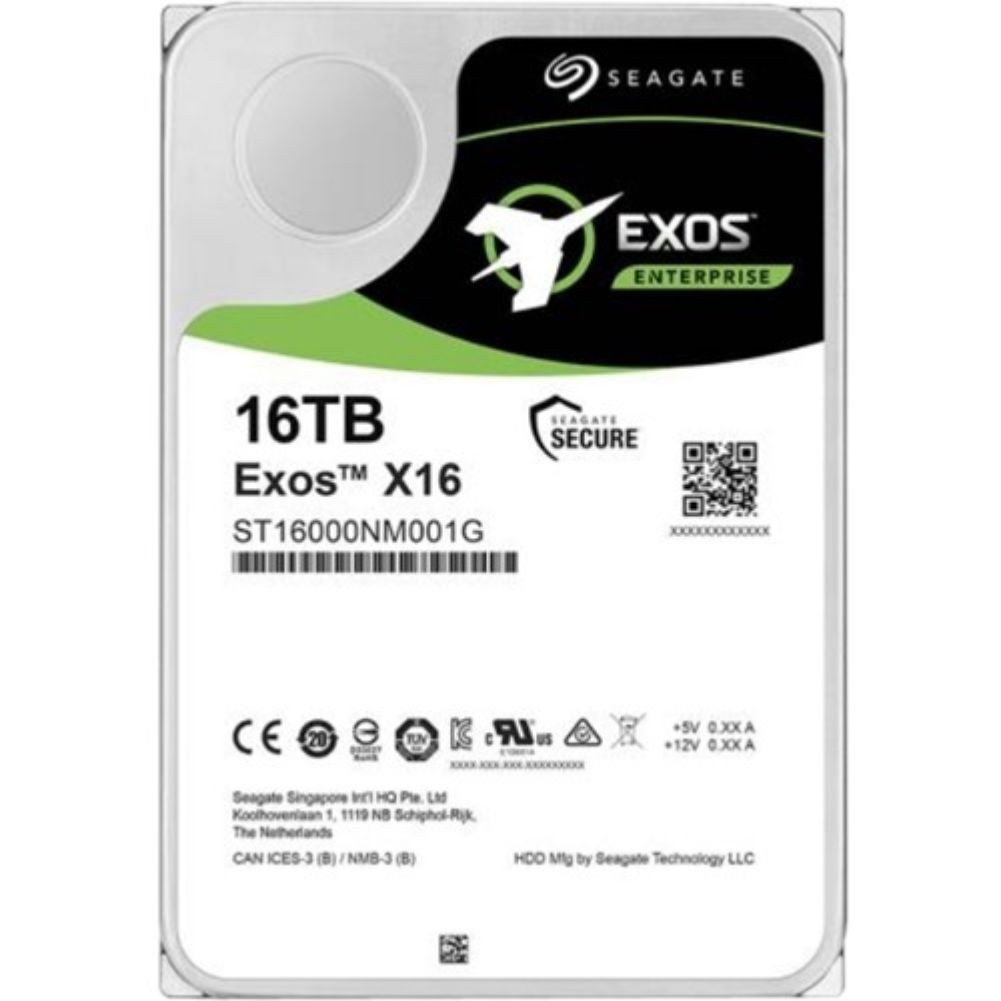 Seagate Exos 16TB 3.5″ SATA 7200rpm 256MB Cache Internal Hard Drive