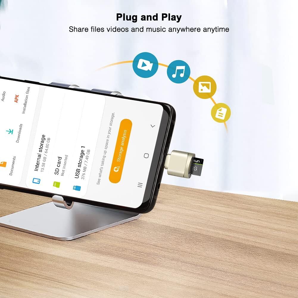 TypeC To Micro SD TF Card Reader OTG USB Adapter Converter For Samsung Phone Lot
