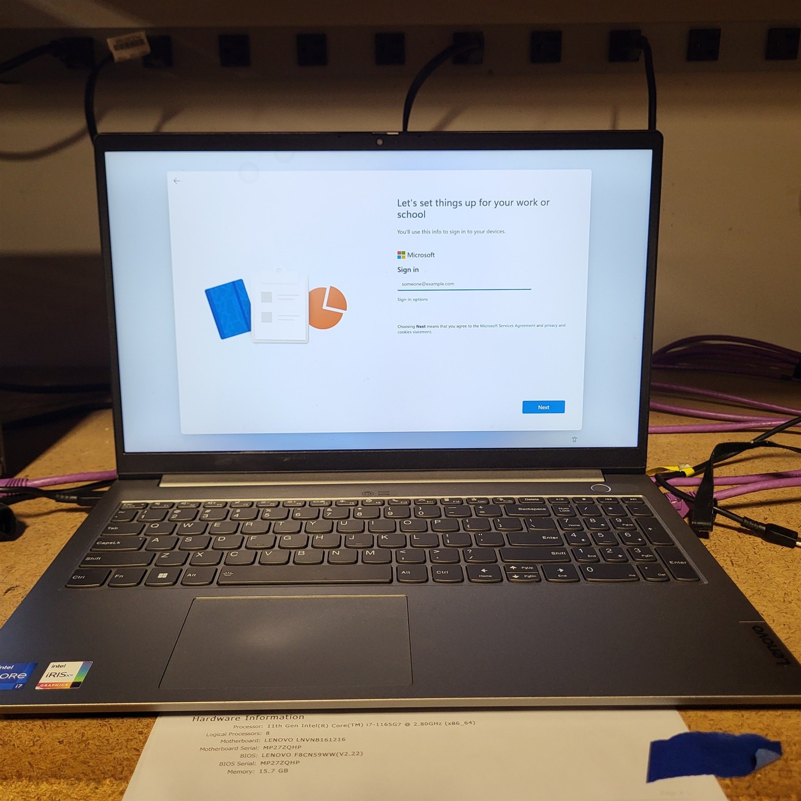 Touchscreen Issues Lenovo ThinkBook 15 G2 ITL Intel i7-1165G7 2.8GHz 16GB 512GB