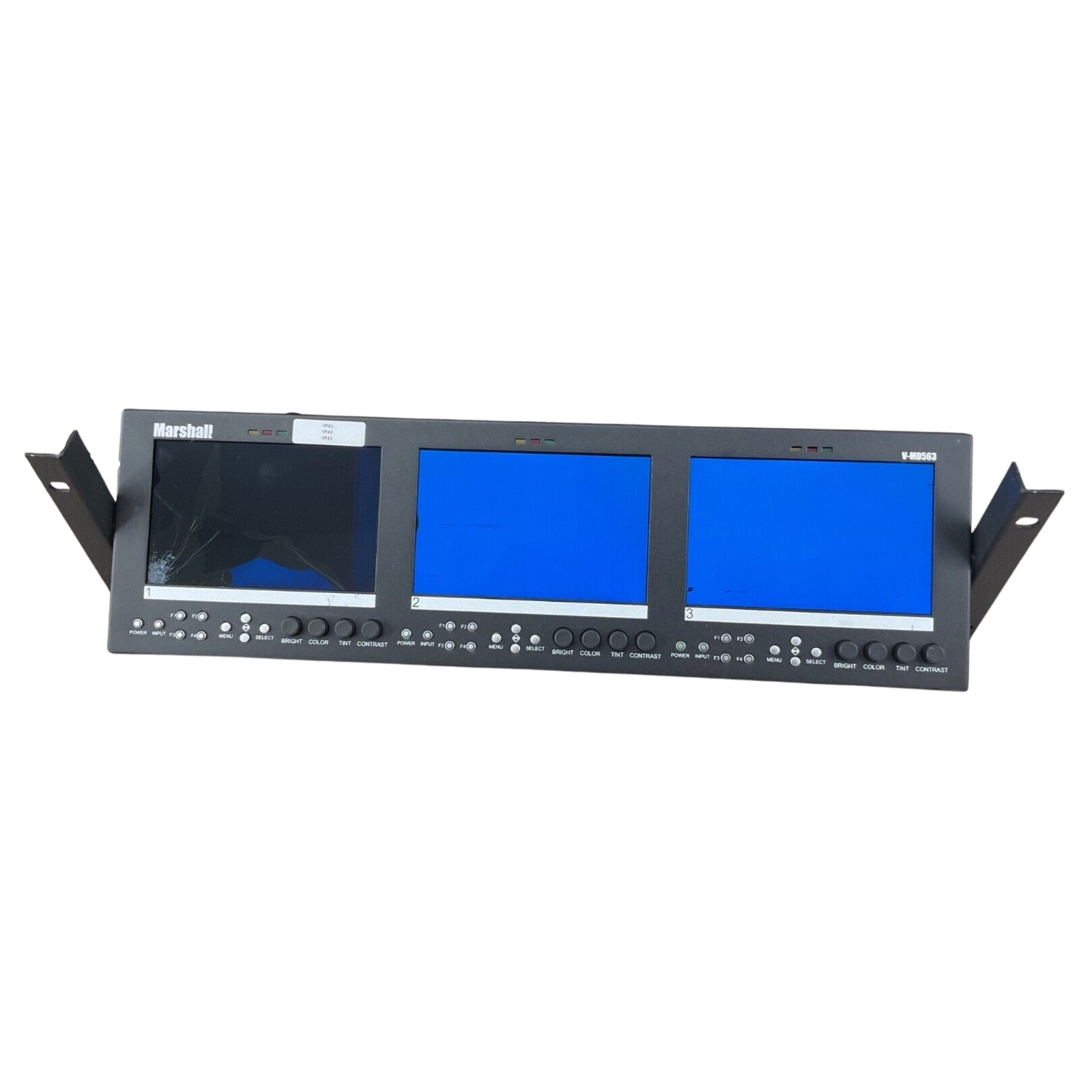 Marshall V-MD563 3 Rack-Mountable Monitor Three 5.6″ 1280 x 800 LCD Screen Pane